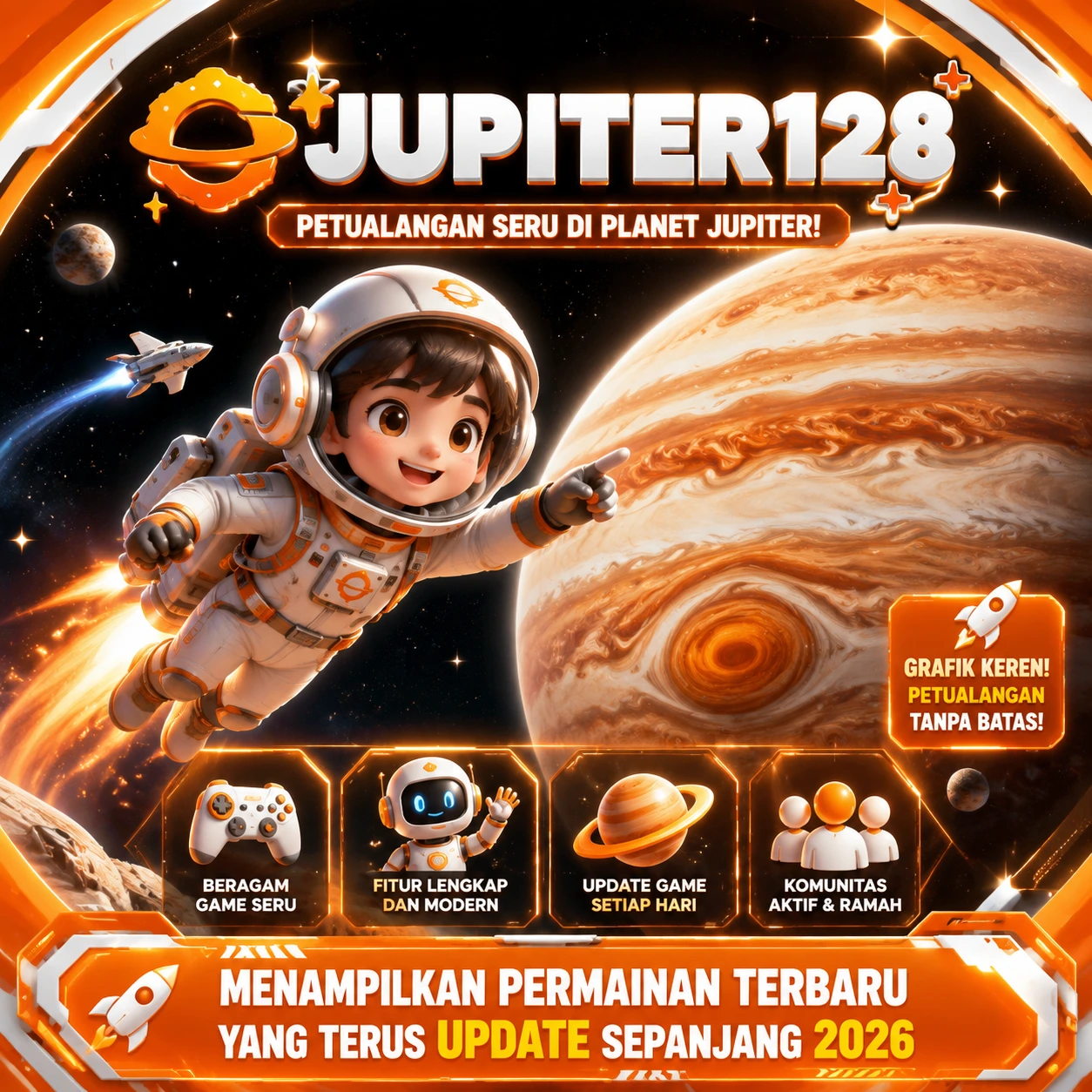 JUPITER128 - Platform Game Online Seru & Modern 2026